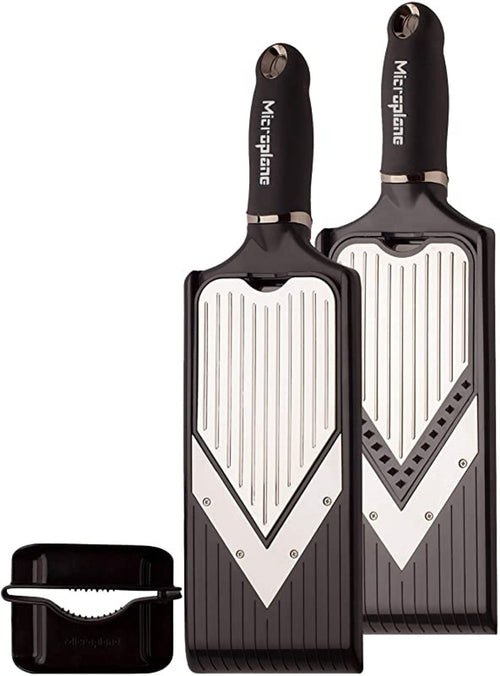 Adjustable V-Slicer with Julienne Blade image 1