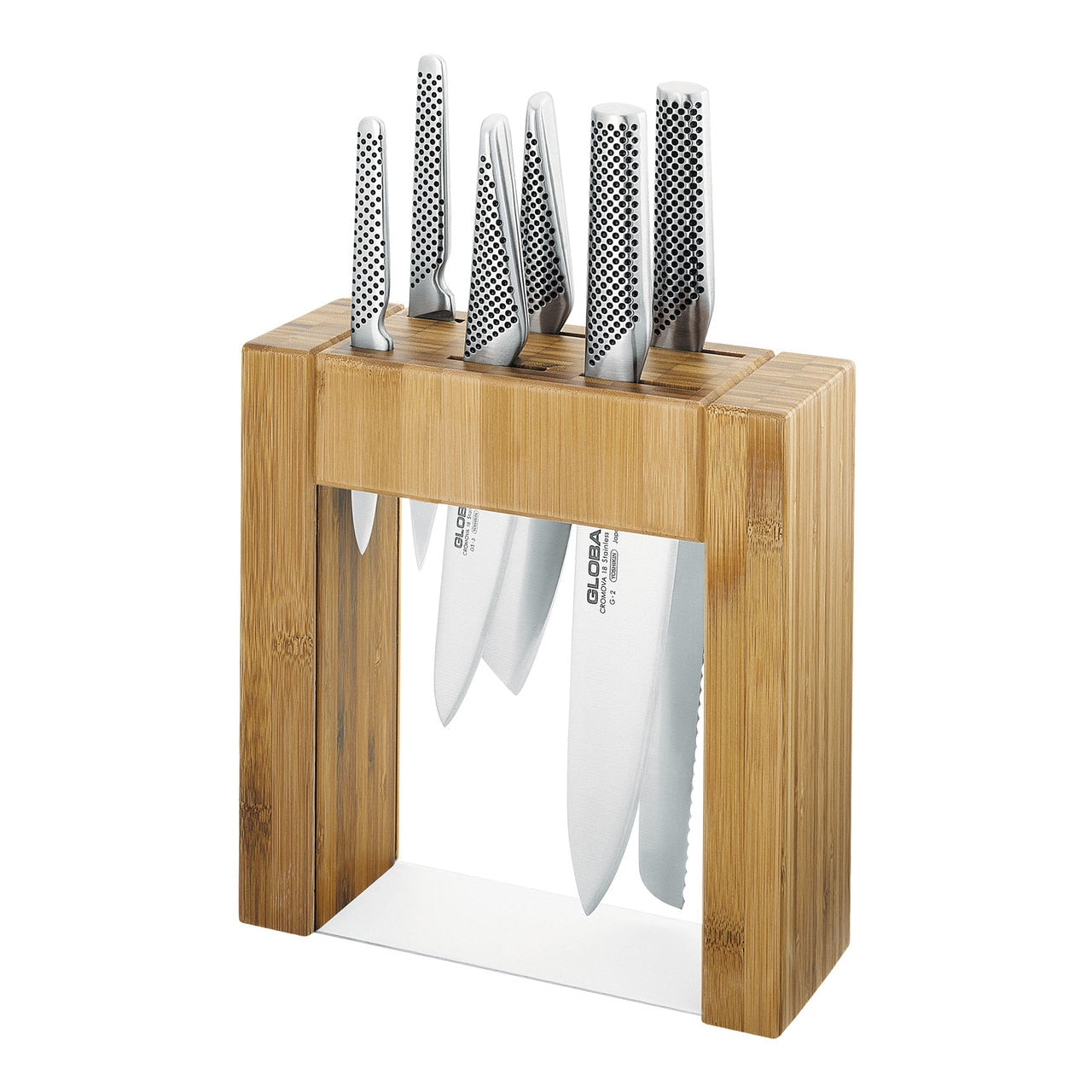 Global Ikasu 7 Piece Knife Block Set image 1
