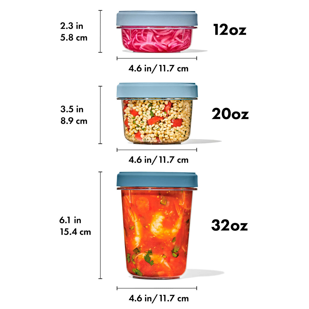 OXO Twist & Stack 12-Piece Container Set image 3