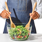Oxo Good Grips Beechwood Salad Servers 2-Piece Set image 2