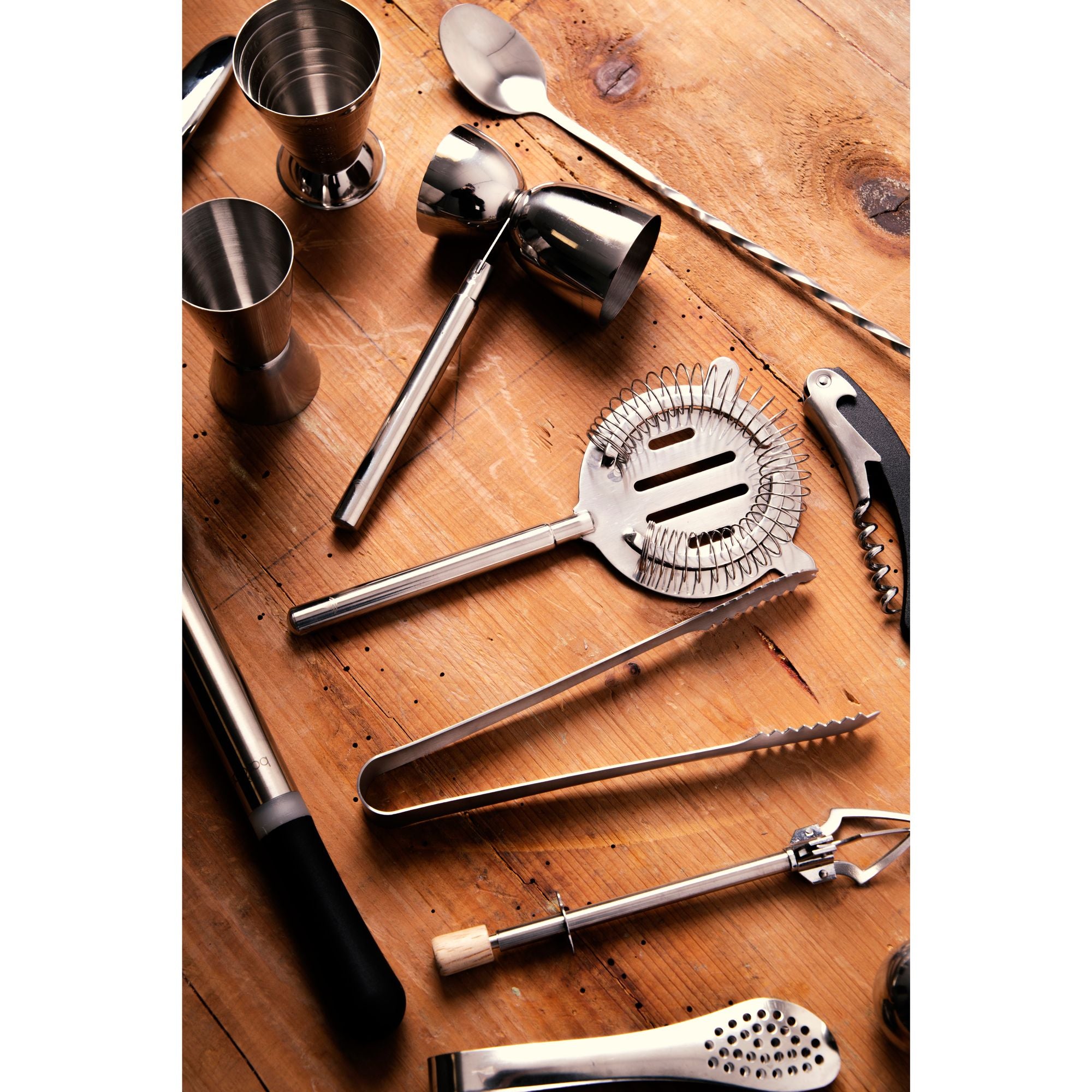 BarCraft Stainless Steel 28cm Mixing Spoon image 2