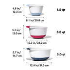 Oxo 3-Piece Mixing Bowl Set image 2
