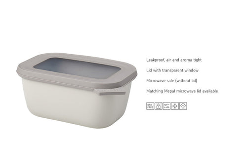 Cirqula Rectangle 750ml Nordic White image 1