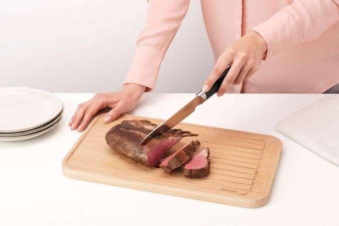 Brabantia Chopping Board Set Set Of 3, For Vegetables, Bread & Meat - Profile image 3