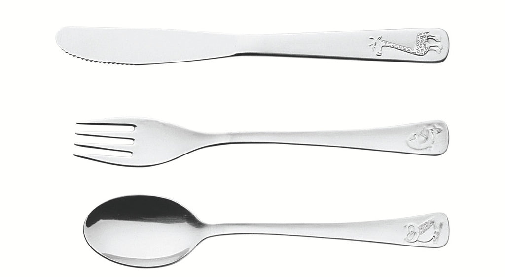 Tramontina Baby Friends Childrens Cutlery 3 Piece Set image 0