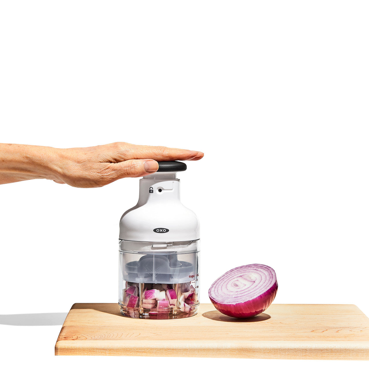 Oxo Chopper ? Stainless Steel / White image 1