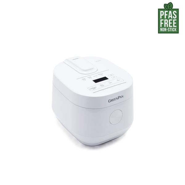 GreenPan Rice Cooker White 2L/8 cups - PFAS Free