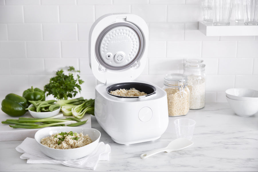 GreenPan Rice Cooker White 2L/8 cups - PFAS Free
