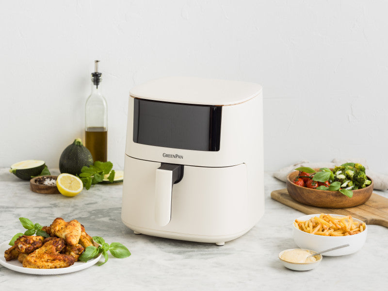GreenPan Bistro XXL PFAS Free Coloured Air fryer Taupe - 7.2L