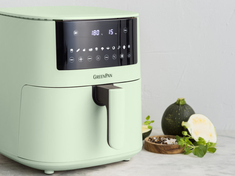 GreenPan Bistro XXL PFAS Free Coloured Air fryer Mint Green - 7.2L