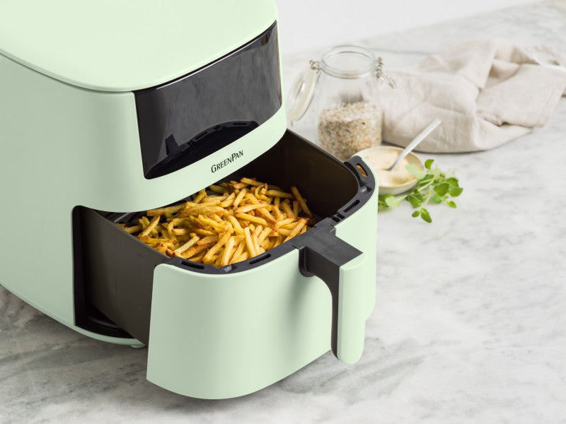 GreenPan Bistro XXL PFAS Free Coloured Air fryer Mint Green - 7.2L