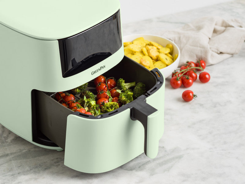 GreenPan Bistro XXL PFAS Free Coloured Air fryer Mint Green - 7.2L