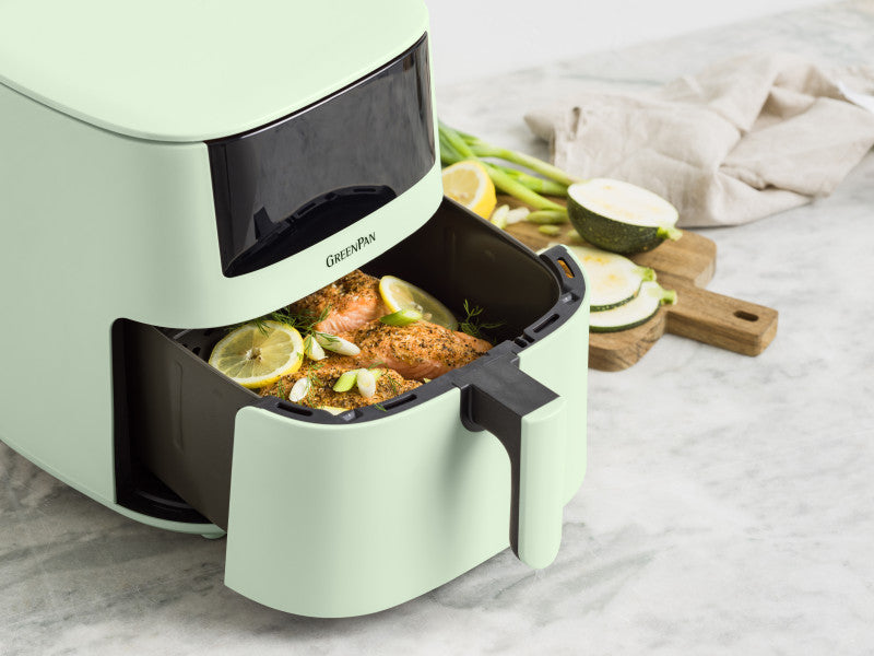GreenPan Bistro XXL PFAS Free Coloured Air fryer Mint Green - 7.2L