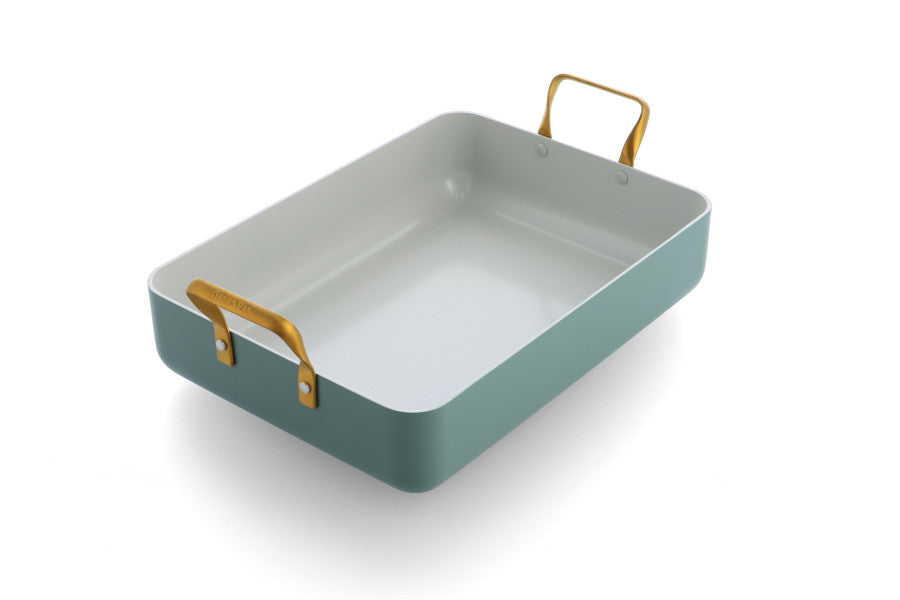 GreenPan Padova Smokey Blue PFAS Free Roasting Pan
