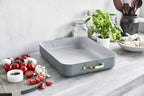 GreenPan Padova Smokey Blue PFAS Free Roasting Pan