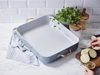 GreenPan Padova Smokey Blue PFAS Free Roasting Pan