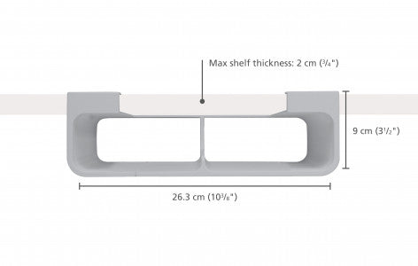 Joseph Joseph CupboardStore Film, Foil and Bag Organiser - Grey image 4