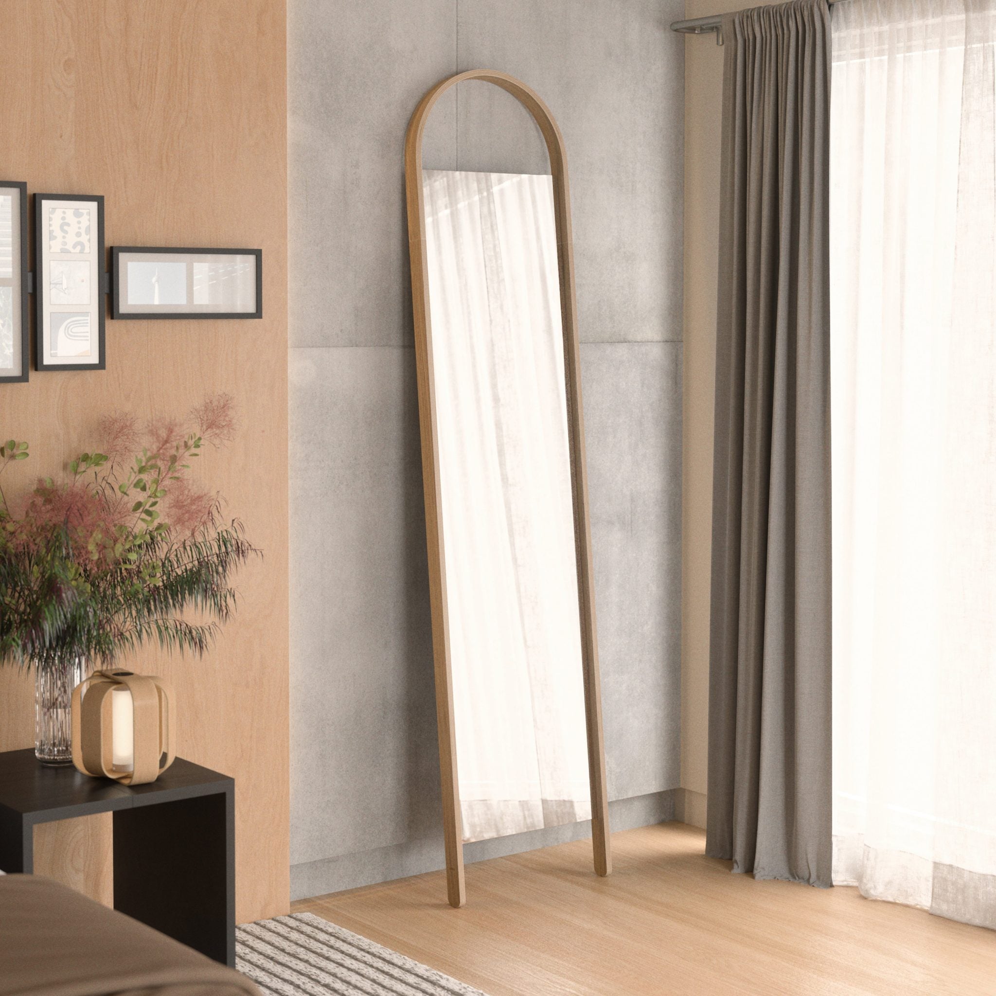 Umbra Bellwood Leaning Mirror - Natural image 1