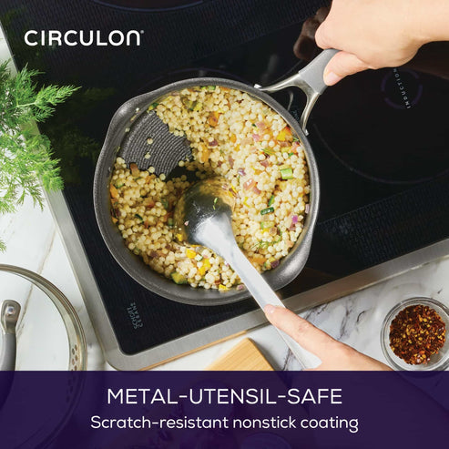 Circulon ScratchDefense A1 Nonstick Induction Covered Saucepan 18cm/2.8L image 3