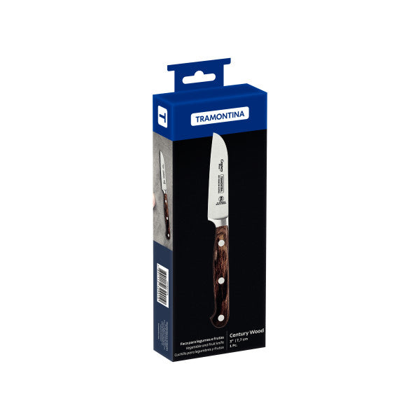 Tramontina Century Wood Paring Knife 3", 7cm image 1