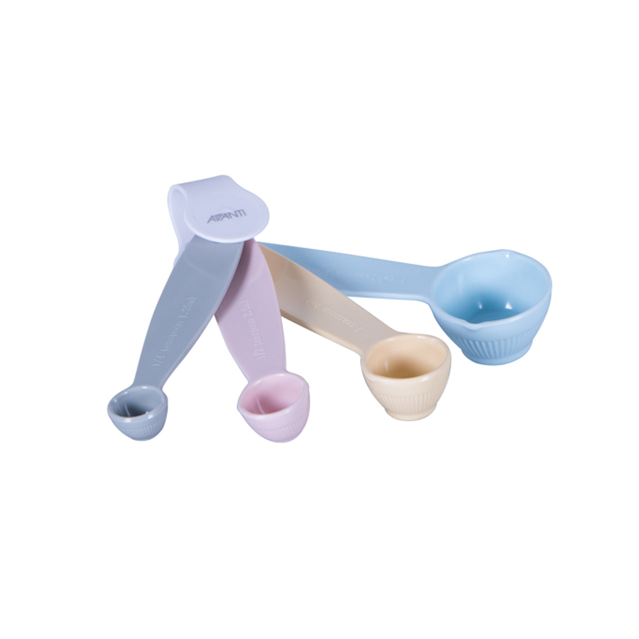 Avanti Ribbed Measuing Spoon - Australian Standards - Pastel 100% Melamine image 0