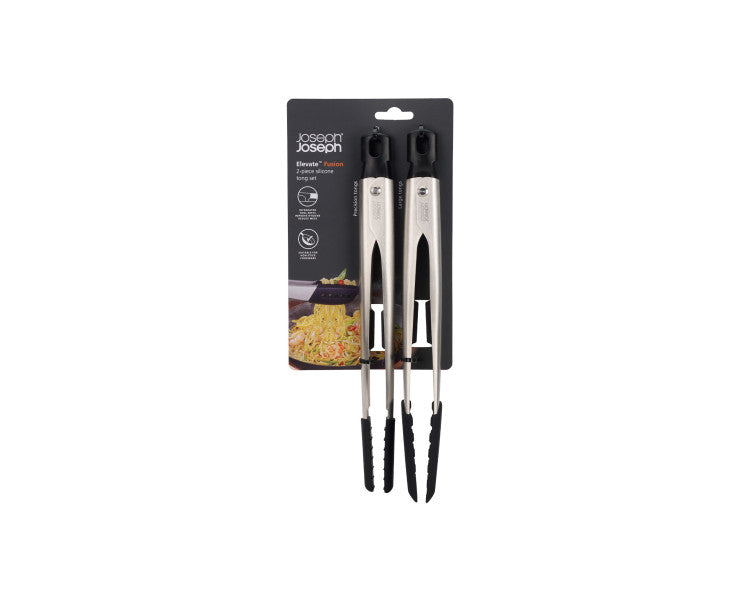 Elevate Fusion 2pc Silicone Tong Set image 2