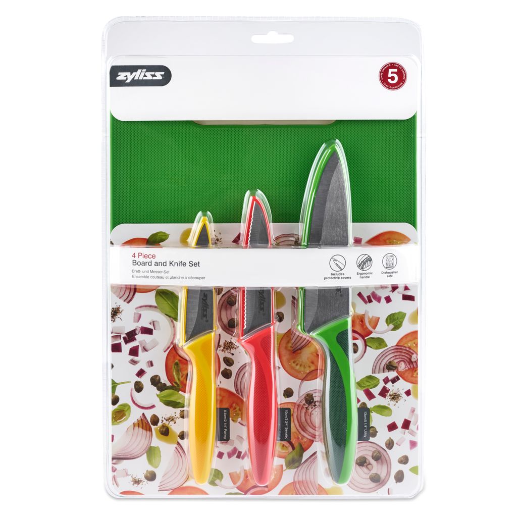 Zyliss Chopping Board & 3pc Knife Set image 6