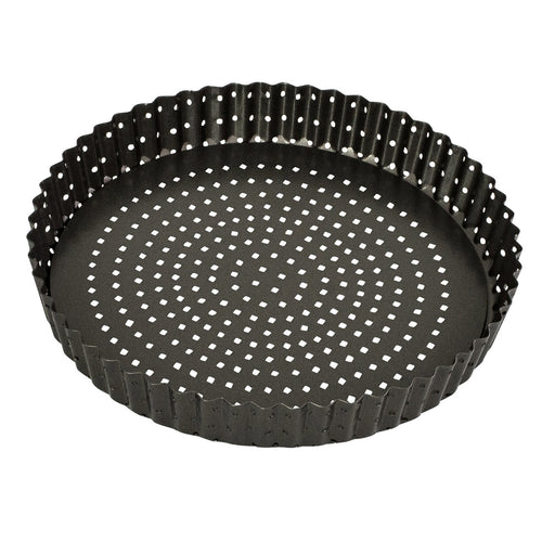 Bakemaster Perfect Crust Loose Base Quiche Pan 25? x 3.5cm - Non-stick image 0
