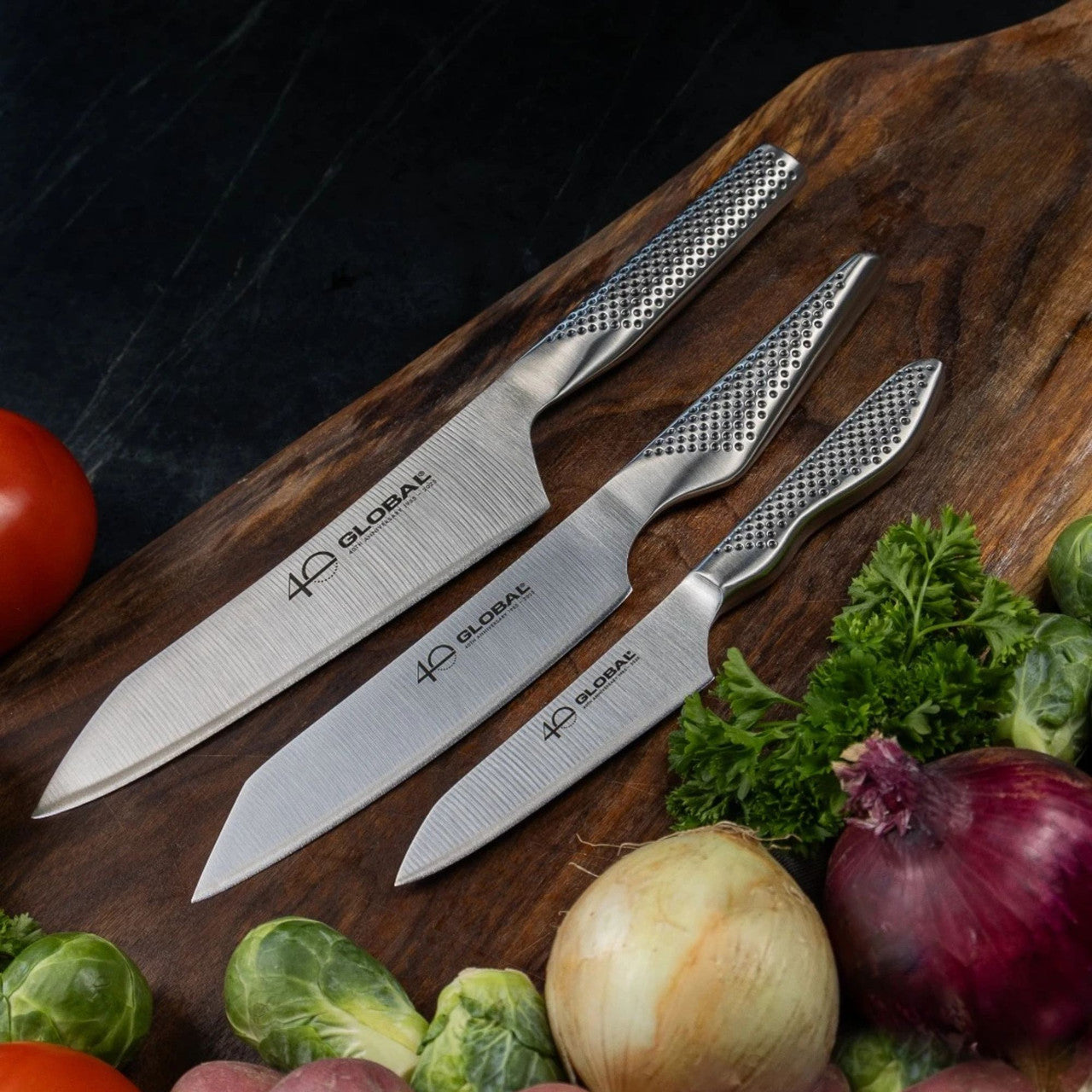 Global 40th Anniversary 3 Piece Knife Set image 1