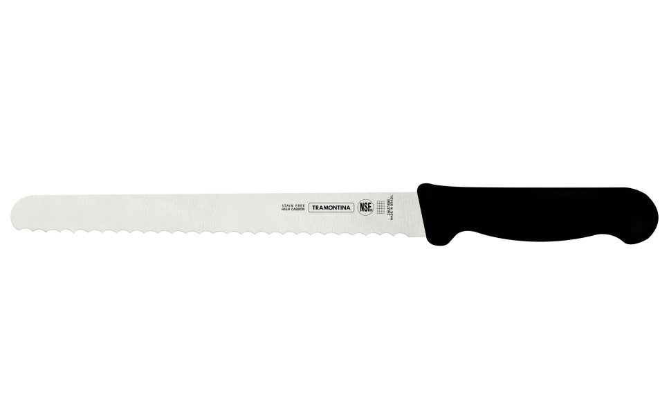 Tramontina Professional Master Black Bread Knife 10", 25cm image 0