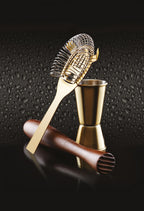 BarCraft Cocktail Set Brass 3pc Set image 2