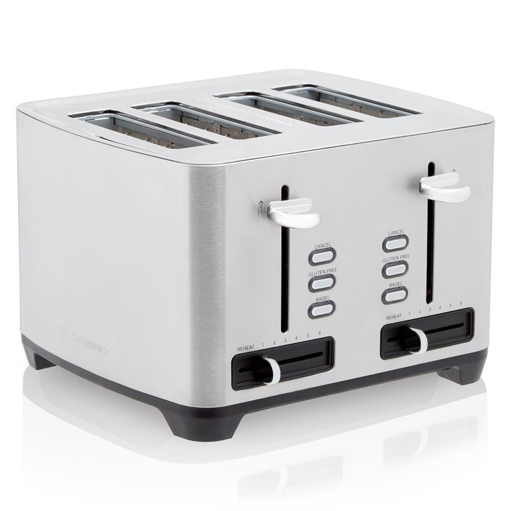 Westinghouse 4 Slice Toaster, Stainless Steel image 0