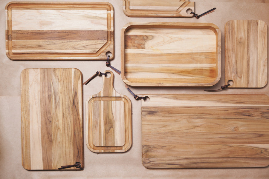 Tramontina Cutting Board with handle, Teak wood 460x230mm image 2