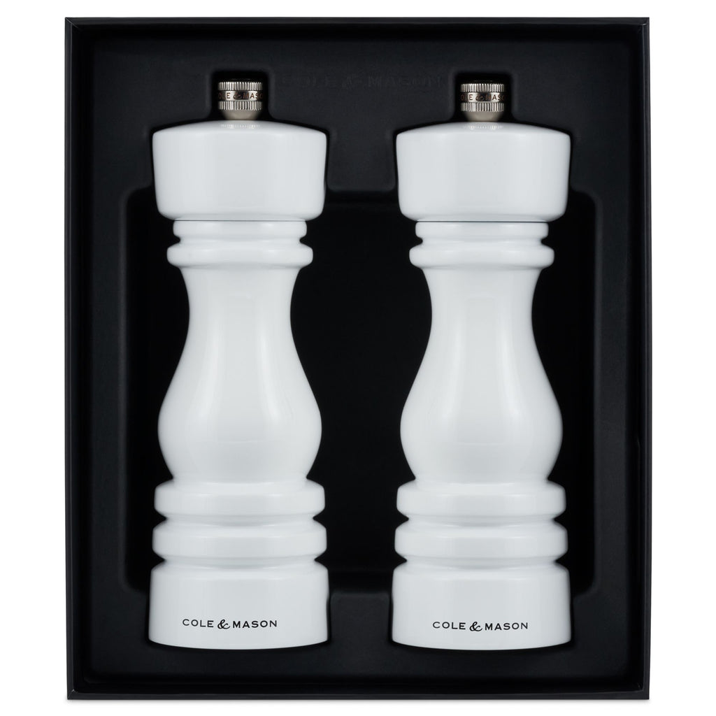 Cole & Mason London Mills White Gloss Gift Set - 18cm image 1