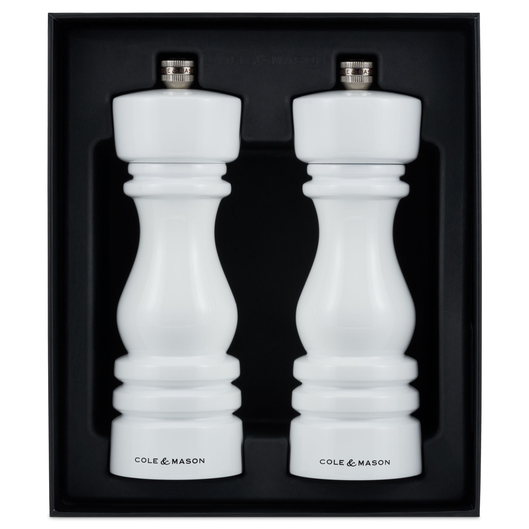 Cole & Mason London Mills White Gloss Gift Set - 18cm image 1