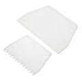 Bakemaster Icing Scraper Set 2, 19 X 12.5Cm & 9.5 X 13.5Cm image 0