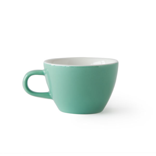 Acme Pack Of 6 Flat White Cups Feijoa, 150Ml image 0