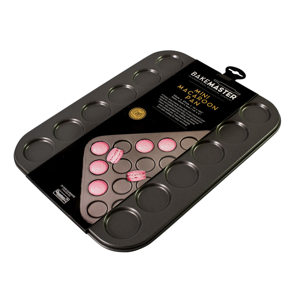 Bakemaster 24 Cup Mini Macaroon Pan 35 x 27cm - Non-stick image 1