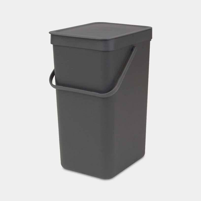 Brabantia Sort & Go Waste Bin 16 Litre - Grey image 0