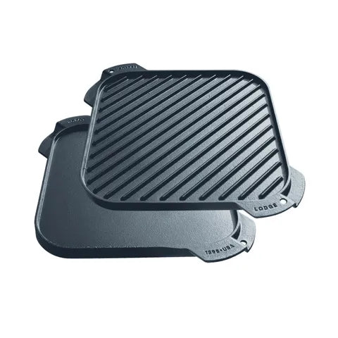 Lodge Single Burner Reversible Square Griddle 26cm image 0