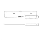 Tramontina Professional Master Black Bread Knife 10", 25cm image 2