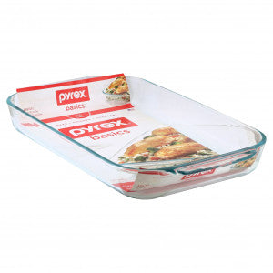 Pyrex Basics Oblong Glass Baking Dish 4.5L image 1