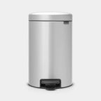 Brabantia Newicon Pedal Bin 12 Litre - Metallic Grey image 0