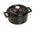 Staub Round Cocotte - 18cm Black image 0