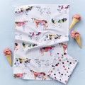 Ulster Weavers Cotton Tea Towel Pk2 Brushstroke Cow image 0