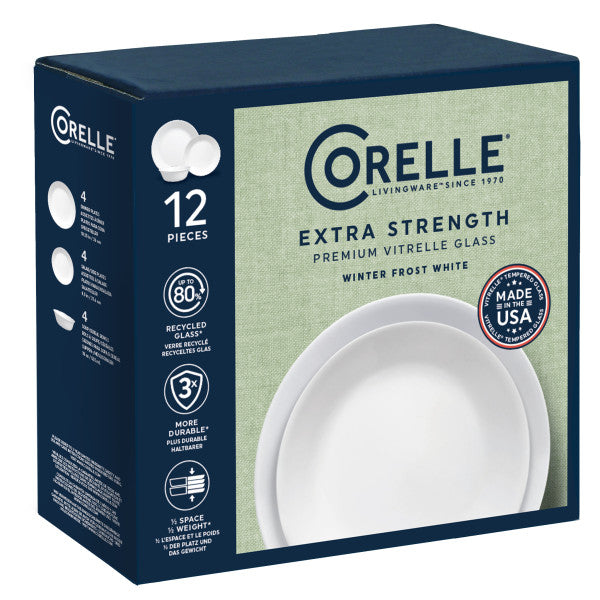 Winter Frost White Vitrelle 12pc Set image 5