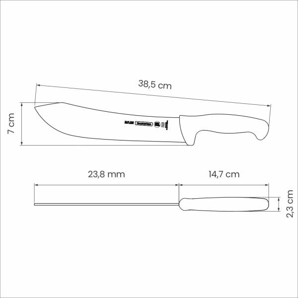 Tramontina Professional Master Black Meat Knife 10", 24cm image 2