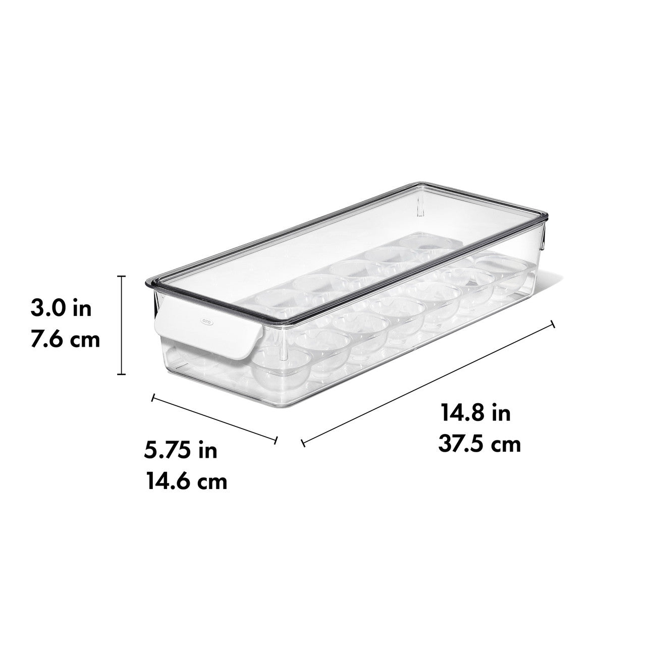OXO Refrigerator Egg Bin with Removable Tray image 4