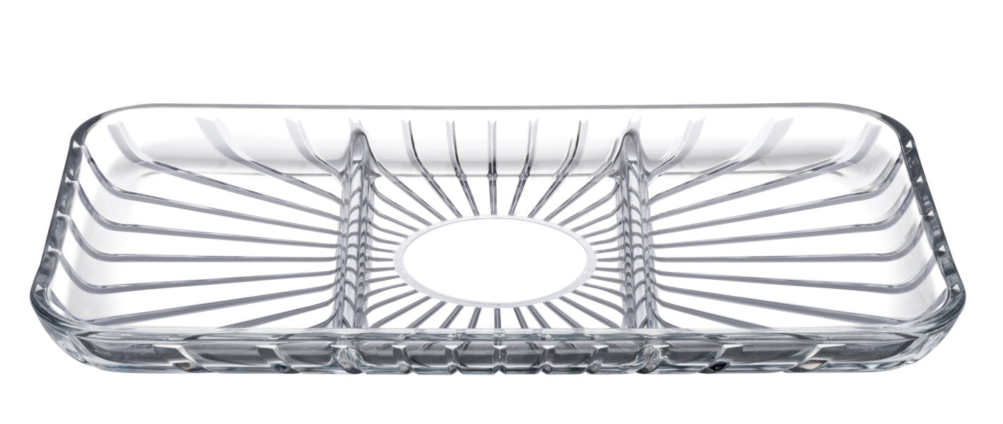 Pasabahce Elegant Divided Rectangle Plate 28x16.5cm image 0
