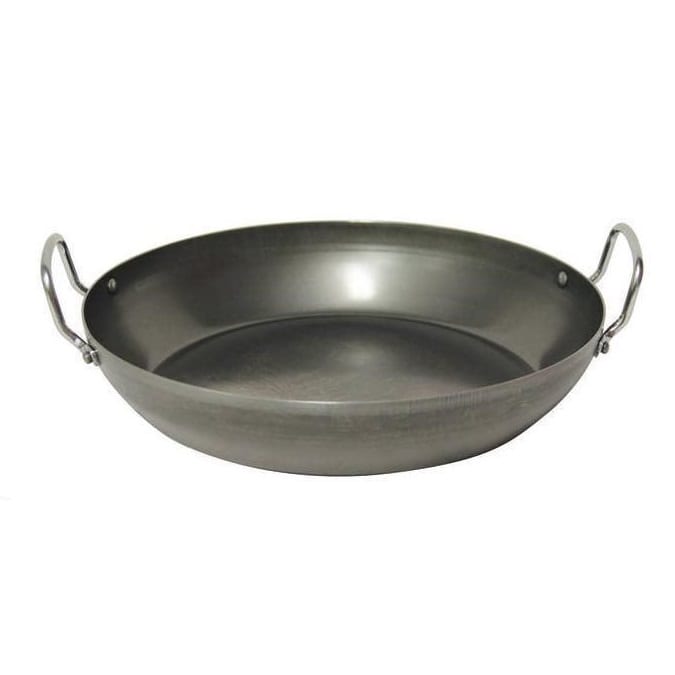 Pyrolux Industry Blue Steel Paella Pan 40cm image 0